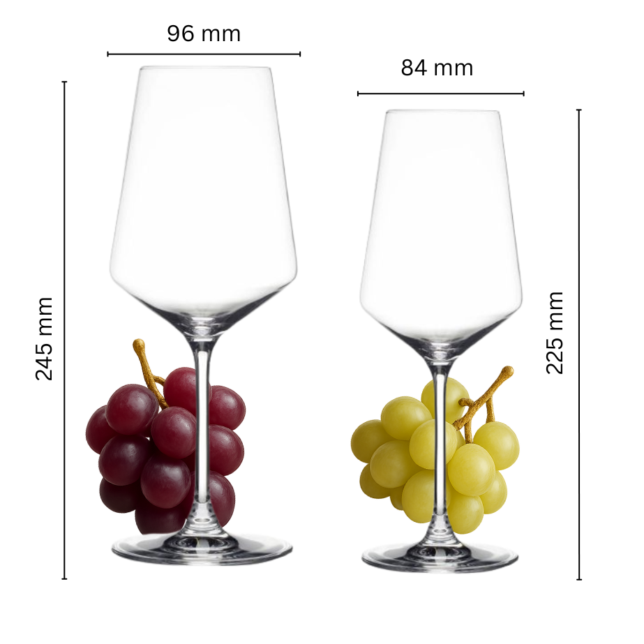Rotwein-Glas Hirsch im 6er Set