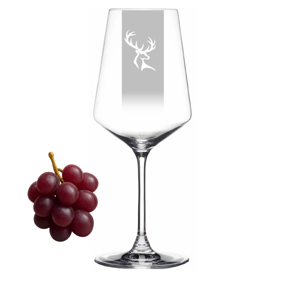 Rotwein-Glas Hirsch im 6er Set