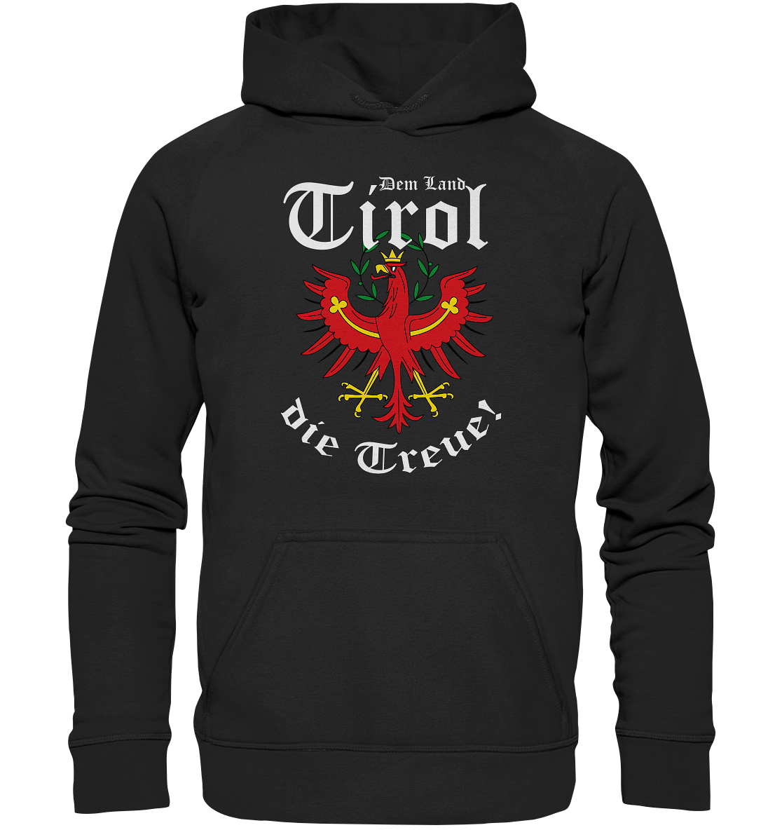 DEM LAND TIROL DIE TREUE - Basic Unisex Hoodie