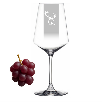 Rotwein-Glas Hirsch im 6er Set