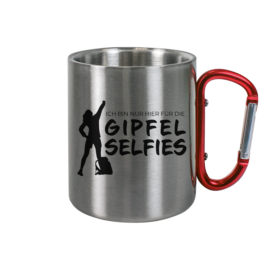 GIPFEL SELFIES - Edelstahl Tasse