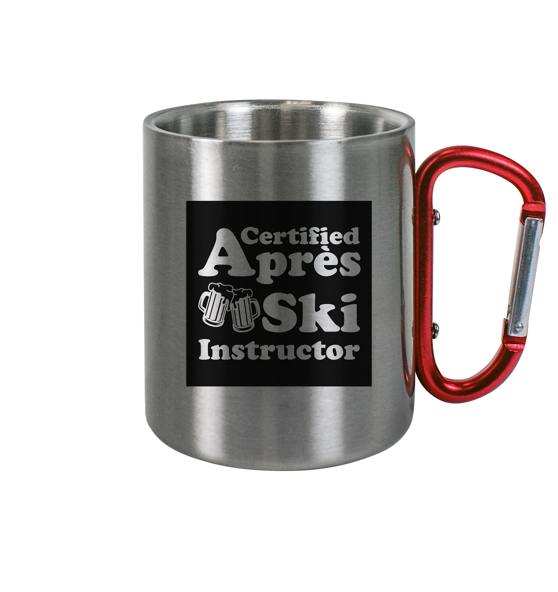 CERTIFIED APRES SKI INSTRUCTOR - Edelstahl Tasse