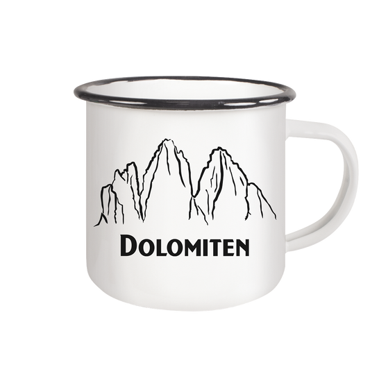 Dolomiten - Emaille Tasse