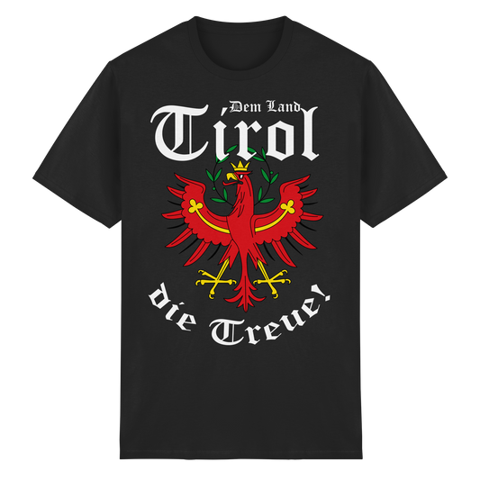 DEM LAND TIROL DIE TREUE - BLACK - Heavy Cotton T-Shirt