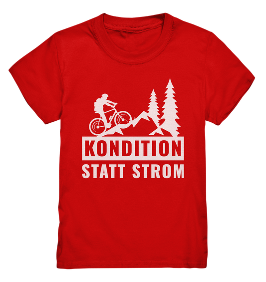 KONDITION STATT STROM - Kinder Premium Shirt