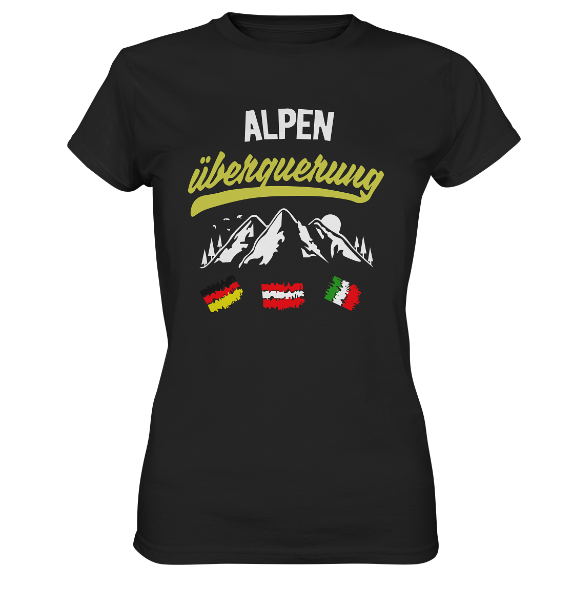 ALPENÜBERQUERUNG DREI LÄNDER - Damen Premium Shirt