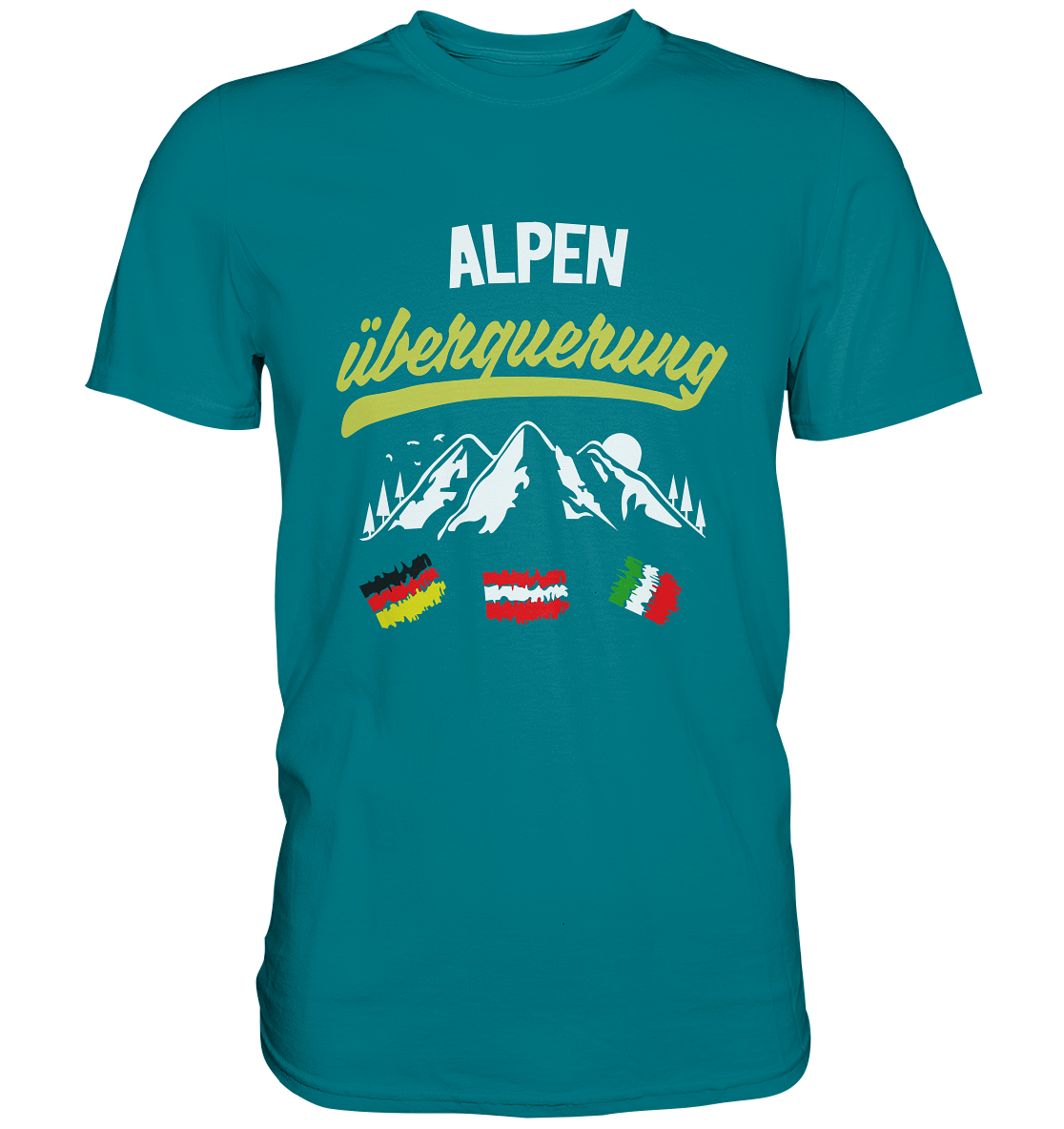 ALPENÜBERQUERUNG DREI LÄNDER - Premium Shirt