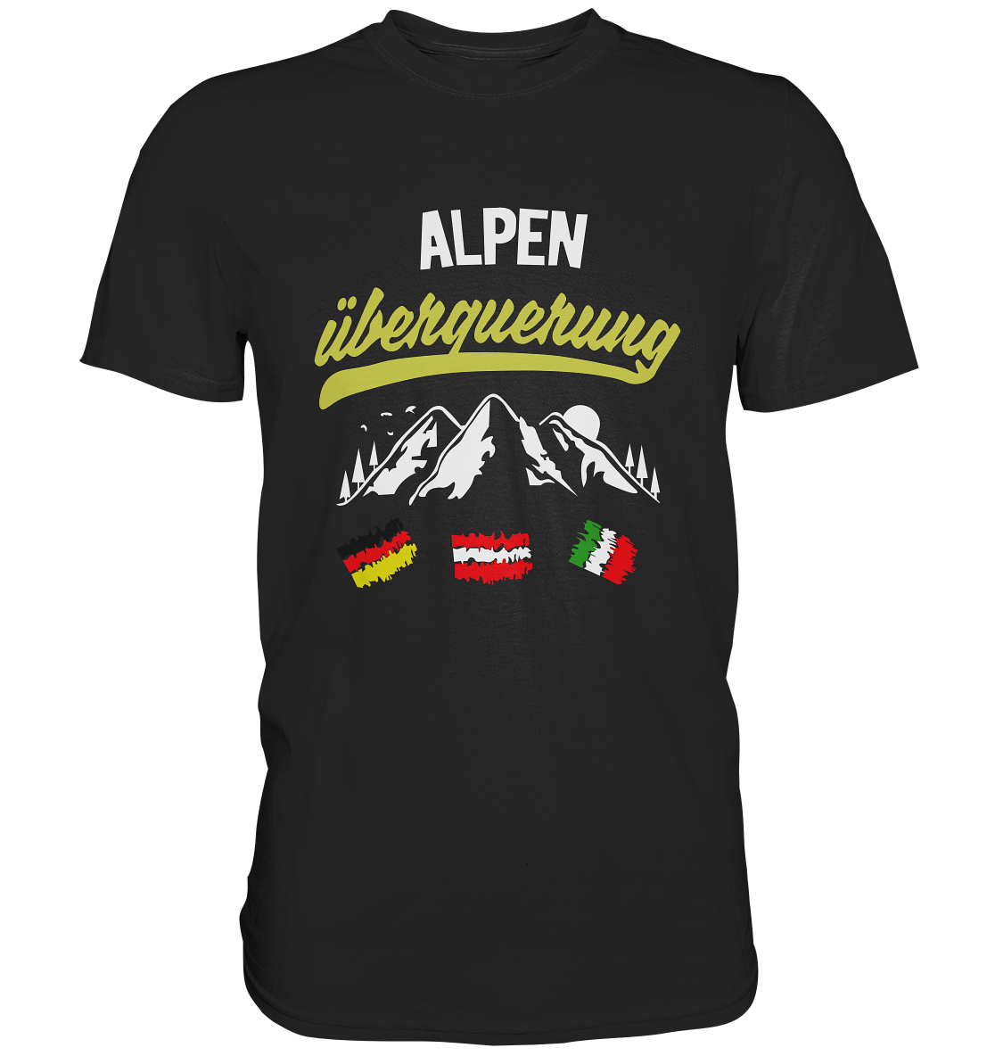 ALPENÜBERQUERUNG DREI LÄNDER - Premium Shirt