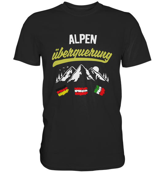 ALPENÜBERQUERUNG DREI LÄNDER - Premium Shirt